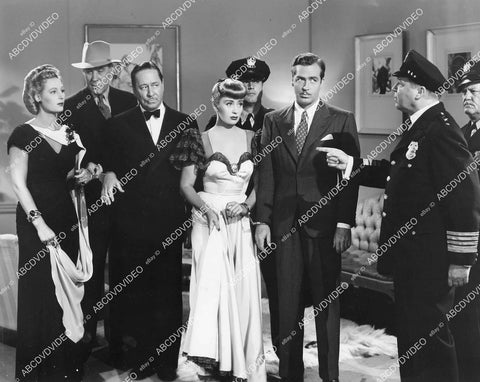 crp-05928 1941 Binnie Barnes, Robert Benchley, Joan Blondell, John Howard film Three Girls About Town crp-05928