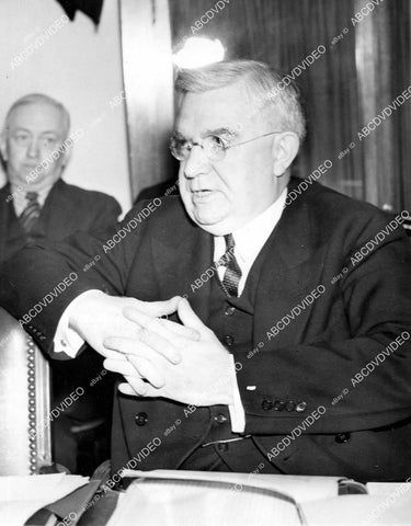 crp-05946 1930's trains F.P. Johnson, Vice Pres Missouri Pacific Railroad at senate investigation crp-05946