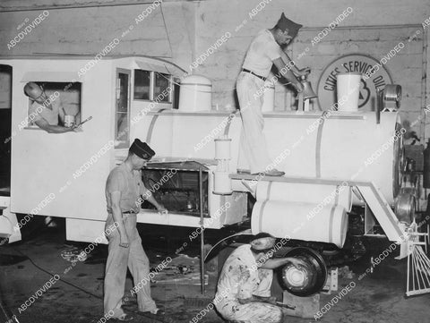 crp-05970 1938 Miami Fla voiture of forty and eight railroad gets new paint American Legion convention crp-05970