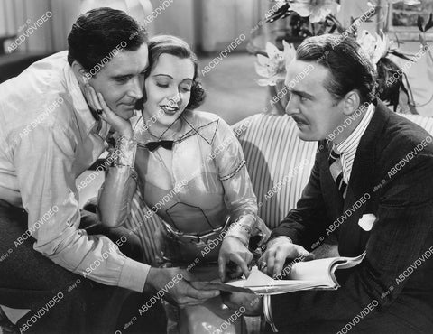 crp-06014 1937 Luli Deste, John Boles, Albert Dekker film She Married an Artist crp-06014
