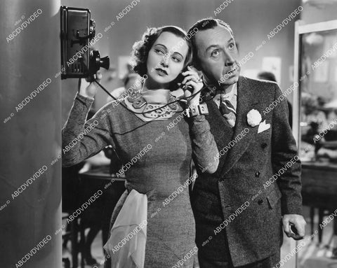 crp-06024 1937 Luli Deste & Franklin Pangborn on the pay telephone film She Married an Artist crp-06024