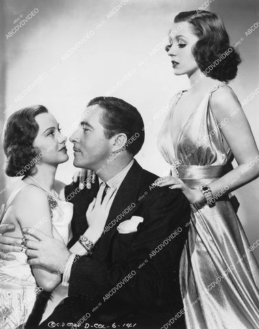 crp-06052 1937 Luli Deste, John Boles, Frances Drake portrait m film She Married an Artist crp-06052