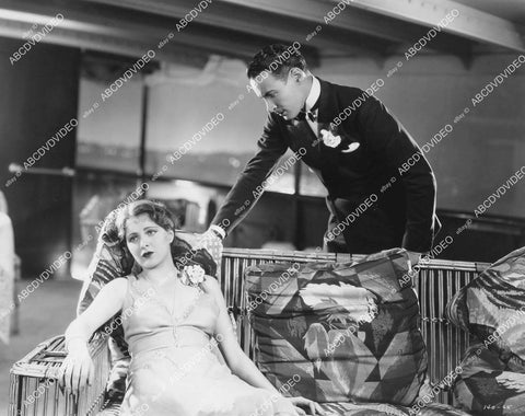 crp-06058 1929 Rod La Rocque, Billie Dove scene d silent film The Man and the Moment crp-06058