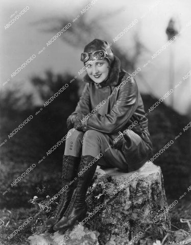 crp-06071 1929 Billie Dove in her aviatrix outfit silent film The Man and the Moment crp-06071