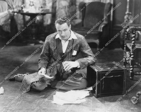 crp-06095 1929 Rod La Rocque w a drink silent film The Man and the Moment crp-06095