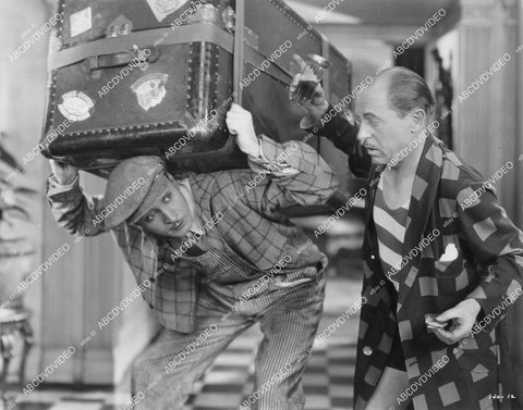 crp-06096 1929 Rod La Rocque w a trunk, Robert Schable silent film The Man and the Moment crp-06096