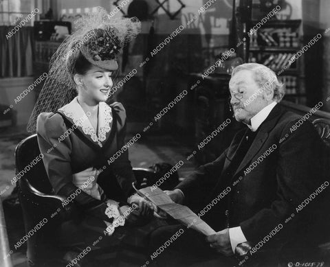 crp-06111 1943 Ann Savage, George Cleveland scene a film Klondike Kate crp-06111
