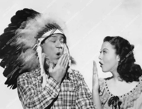 crp-06221 1942 Joe E Brown, Adele Mara portrait b film Shut My Big Mouth crp-06221