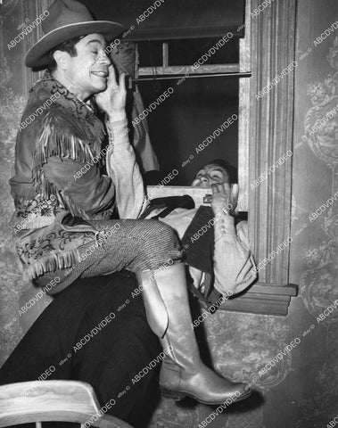 crp-06250 1942 Joe E Brown, Victor Jory fight sequence c film Shut My Big Mouth crp-06250