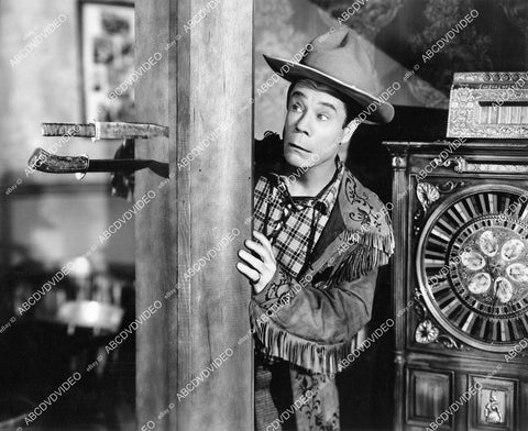 crp-06263 1942 Joe E Brown w cool vintage slot machine wheel gambling game film Shut My Big Mouth crp-06263