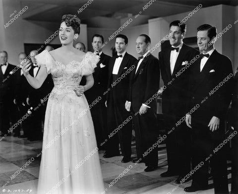 crp-06426 1946 Jinx Falkenburg and cast members film Talk About a Lady crp-06426
