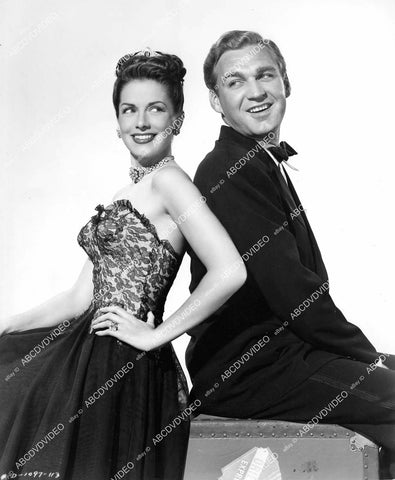 crp-06437 1946 Jinx Falkenburg, Forrest Tucker f film Talk About a Lady crp-06437