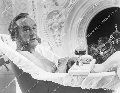 crp-00647 1969 George Sanders in the bathtub film The Best House in London crp-00647