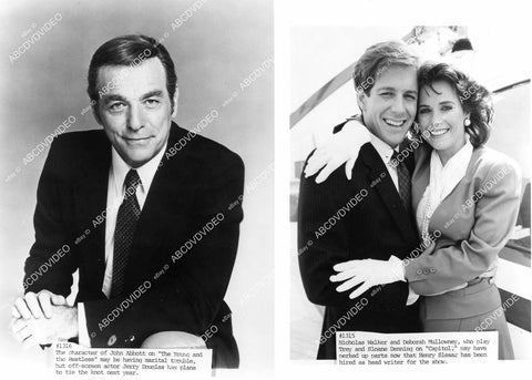 crp-06494 1980's Jerry Douglas, Nicholas Walker, Deborah Mullowney TV Young and the Restless crp-06494