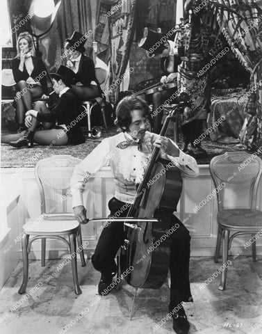 crp-00657 1969 David Hemmings at the cello film The Best House in London crp-00657