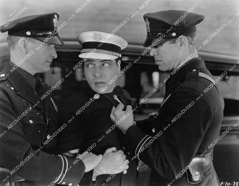 crp-06616 1933 Tim McCoy, Harold huber, Ward Bond film Police Car 17 crp-06616