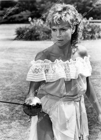 crp-06632 1982 Kristy McNichol w her rapier sword film The Pirate Movie crp-06632