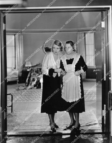 crp-06672 1932 Irene Purcell w the maid film The Passionate Plumber crp-06672