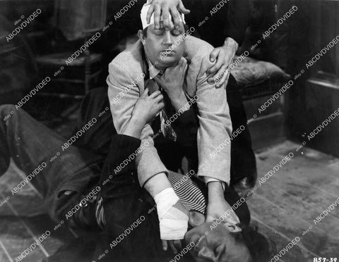 crp-06799 1936 James Dunn fight scene film Mysterious Crossing crp-06799