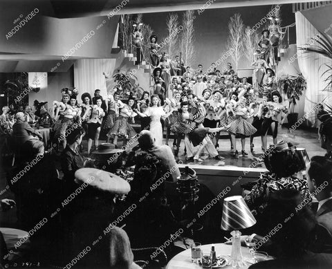 crp-06855 1944 music Ina Ray Hutton & all girl band, Bill Shawn w specialty dancers film Ever Since Venus crp-06855