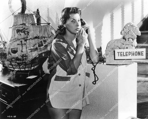 crp-06922 1958 Ivan Desny, Magali Noel, Anne Carrere, Yves Vincent film OSS 117 Is Not Dead crp-06922
