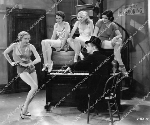 crp-07012 1932 Lee Tracy pre-code cuties Evalyn Knapp, Astrid Allwyn, Barbara Weeks, Gloria Shea film Night Mayor crp-07012