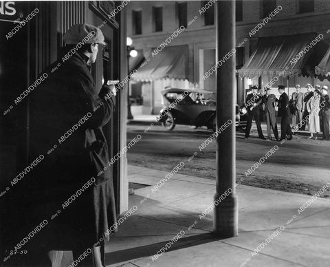 crp-07015 1932 cast on Columbia Studios backlot film scene The Night Mayor crp-07015