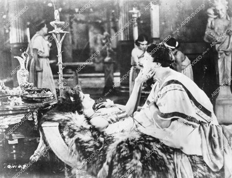 crp-07092 1924 Elena Sangro, Emil Jannings silent film Quo Vadis crp-07092