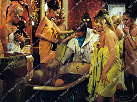 crp-07108 1970 all the babes in the bathing room wrapped in towels film Pussycat, Pussycat, I Love You crp-07108