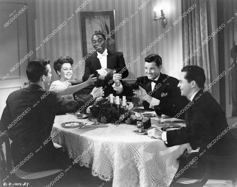 crp-07154 1944 Hugh Beaumont, Jeanne Bates, Tom Neal, Clarence Muse, Larry Parks film The Racket Man crp-07154
