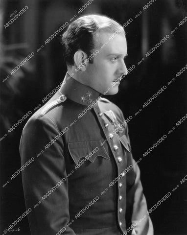 crp-07248 1928 Conrad Nagel portrait in uniform silent film The Mysterious Lady crp-07248