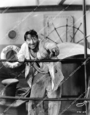 crp-07322 1931 Clyde Cook at the ships rail film Never the Twain Shall Meet crp-07322