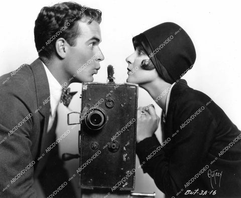 crp-07387 1928 Nick Stuart, Sally Phipps w old newsreel camera film News Parade crp-07387
