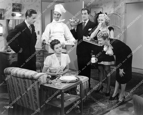 crp-07399 1943 Bill Dunn, Vivian Austin, Leon Belasco, Edward Norris, Judy Clark film Night Club Girl crp-07399