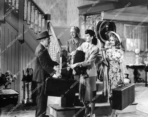crp-07519 1942 Grant Mitchell, Elizabeth Patterson, Rosalind Russell, Janet Blair film My Sister Eileen crp-07519