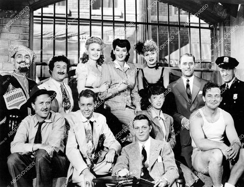 crp-07522 1942 Janet Blair, Rosalind Russell, Brian Aherne, June Havoc & cast film My Sister Eileen crp-07522