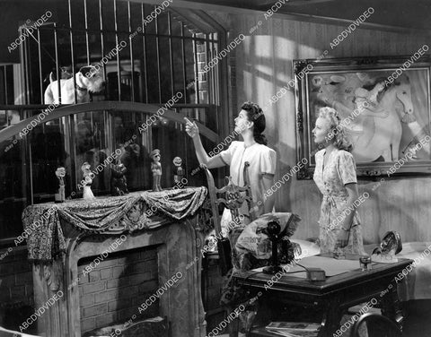crp-07526 1942 Janet Blair, Rosalind Russell and the dog film My Sister Eileen crp-07526