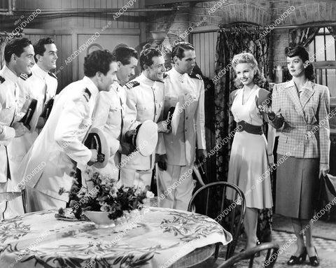 crp-07538 1942 Janet Blair, Rosalind Russell and all the sailors film My Sister Eileen crp-07538