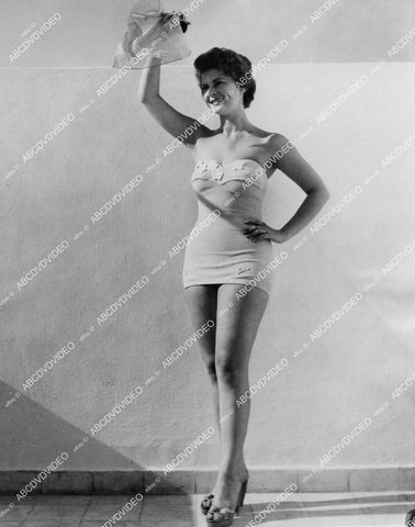 crp-00757 1954 Miss Universe Beauty Pageant Aviva Pe'er Miss Israel crp-00757