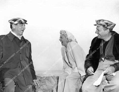 crp-07608 1951 candid Lana Turner, Ezio Pinza, director Don Hartman on location film Mr Imperium crp-07608