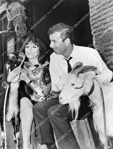 crp-07682 1966 Phyllis Newman, Richard Adler goats Salina & Lyndo TV Olympus 7-0000 ABC Stage 67 crp-07682