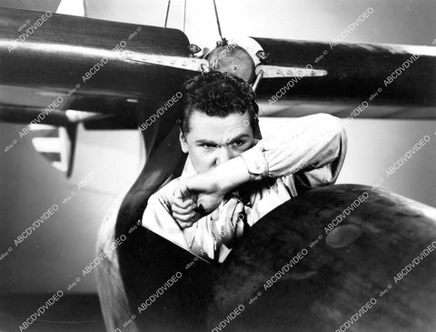 crp-07871 1941 Jackie Cooper rear screen projection airplane sequence film Her First Beau crp-07871