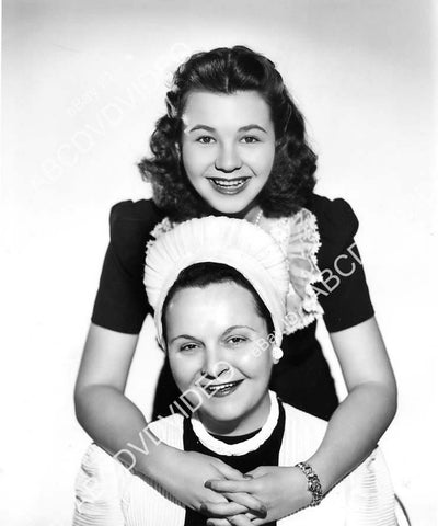 crp-07966 1941 Jane Withers and her mom Ruth film Her First Beau crp-07966