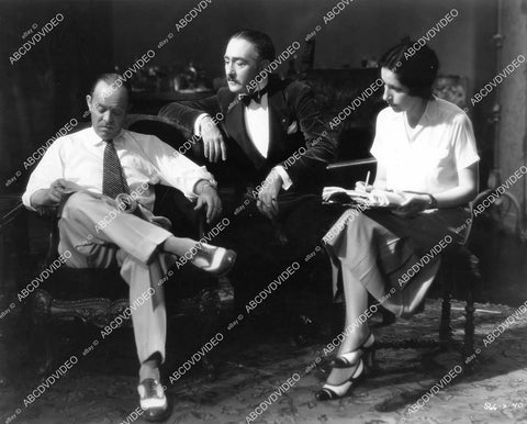 crp-07995 1931 director Harry Beaumont, Adolphe Menjou & script girl film The Great Lover crp-07995