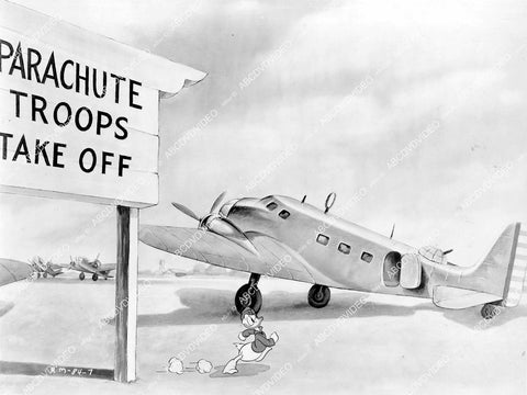 crp-08035 1942 Donald Duck WWII aviation training Disney animated short Sky Trooper crp-08035