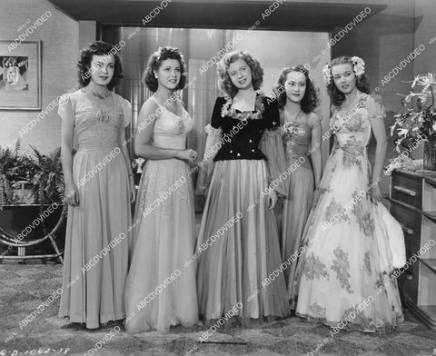 crp-00804 1944 Sally Bliss, Louise Erickson, Pat Parrish and the girls film Meet Miss Bobby Socks crp-00804