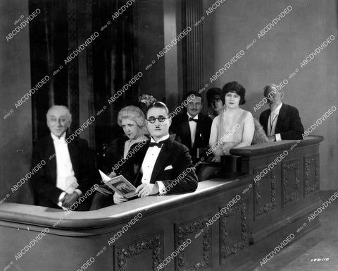 crp-08088 1924 Syd Chaplin and cast silent film The Galloping Fish crp-08088