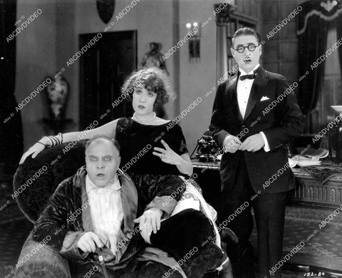 crp-08099 1924 Syd Chaplin, Chester Conklin, Louise Fazenda silent film The Galloping Fish crp-08099