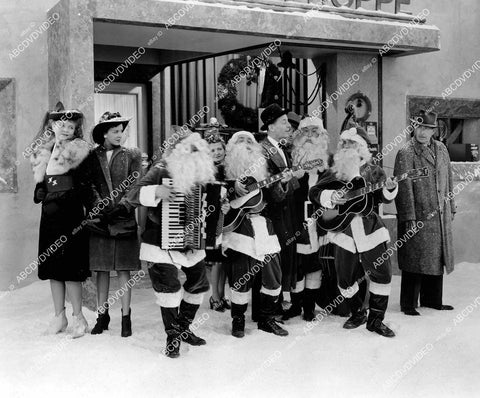 crp-08162 1943 music group The Vagabonds as Santa Claus film Swing Out the Blues crp-08162