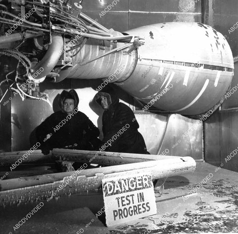 crp-08235 1960's aviation Rocketdyne Int engineers test new rocket North American Aviation crp-08235